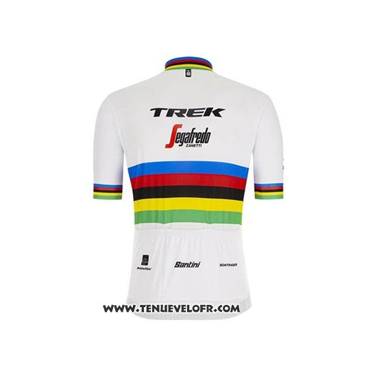 2020 Maillot Ciclismo UCI Mondo Champion Trek Segafredo Manches Courtes et Cuissard